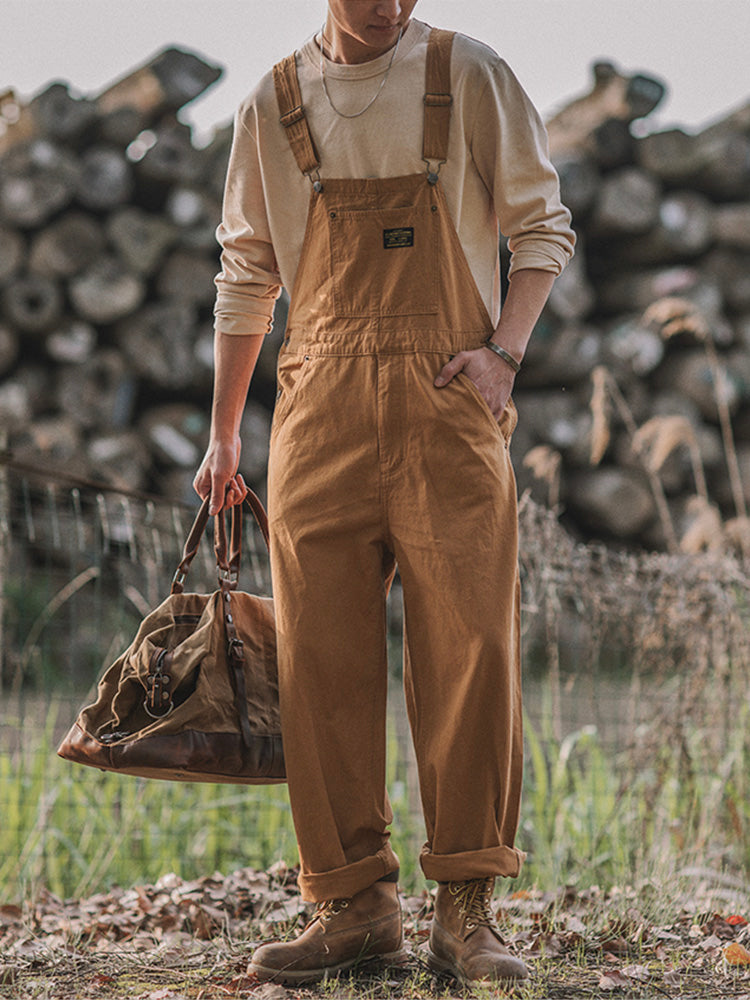 Unisex-Overall aus Segeltuch im Vintage-Stil