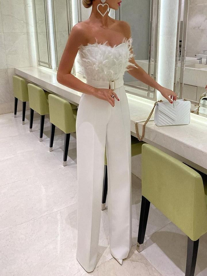 Frola - Eleganter Jumpsuit mit Röhrentop