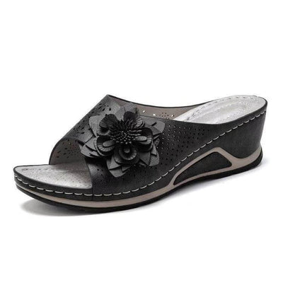 Orthopädische Sandalen aus weichem Leder mit Fußgewölbeunterstützung-Bonida Shop