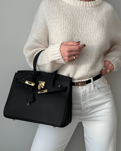 Handtasche mit Schlossdetail