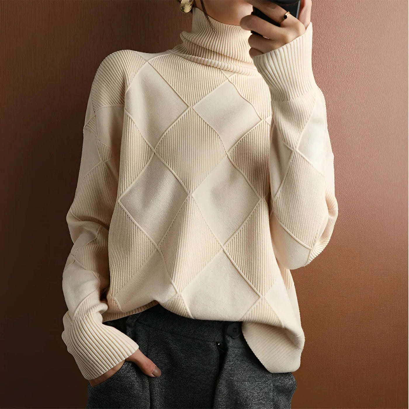 Rollkragenpullover Marie Cashmere-Bonida Shop