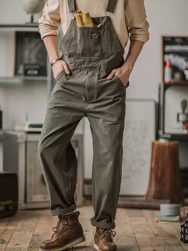 Unisex-Overall aus Segeltuch im Vintage-Stil