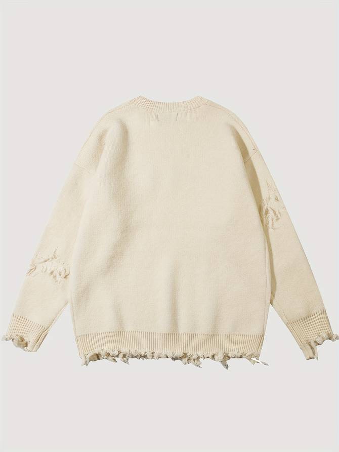 Zerrissener Pullover für Frauen