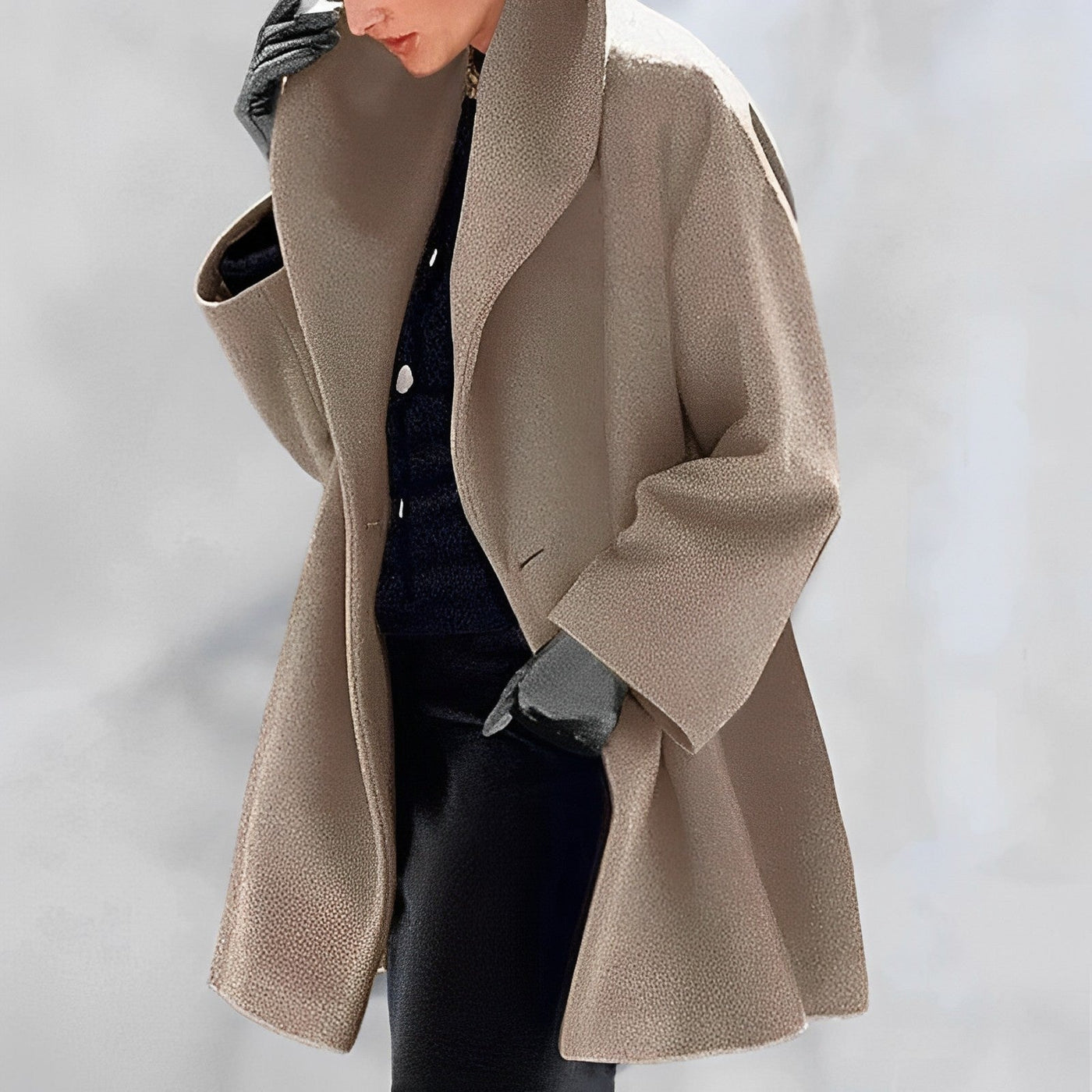 Urbane Winterjacke aus Wolle