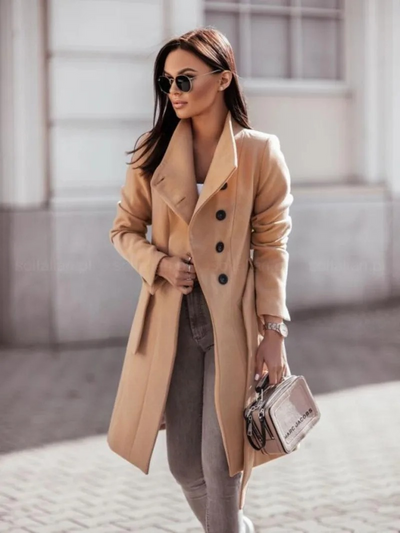 Eleganter, taillierter Trenchcoat für Damen