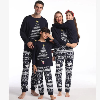 FamFits - Familienmode Passendes Pyjama-Set für Weihnachten