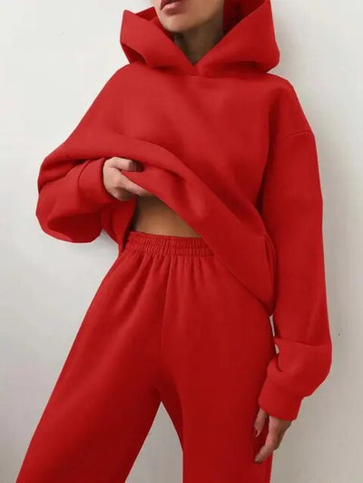 Set aus Kapuzenpulli und Jogginghose für Frauen