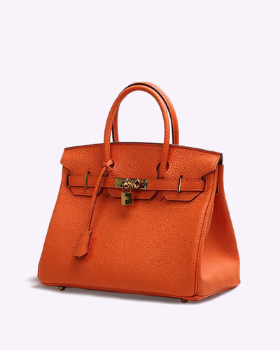 Handtasche mit Schlossdetail