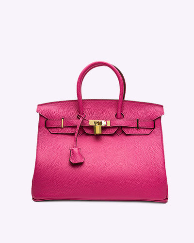 Handtasche mit Schlossdetail