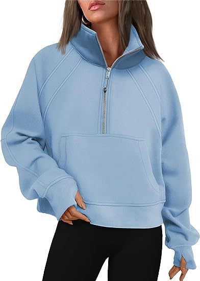 Luna | Bequemer Pullover mit halbem Reißverschluss