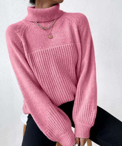 Blaire – Warmer Strickpullover mit Rollkragen für Damen