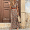 Carol Damen Bohemian-Maxikleid