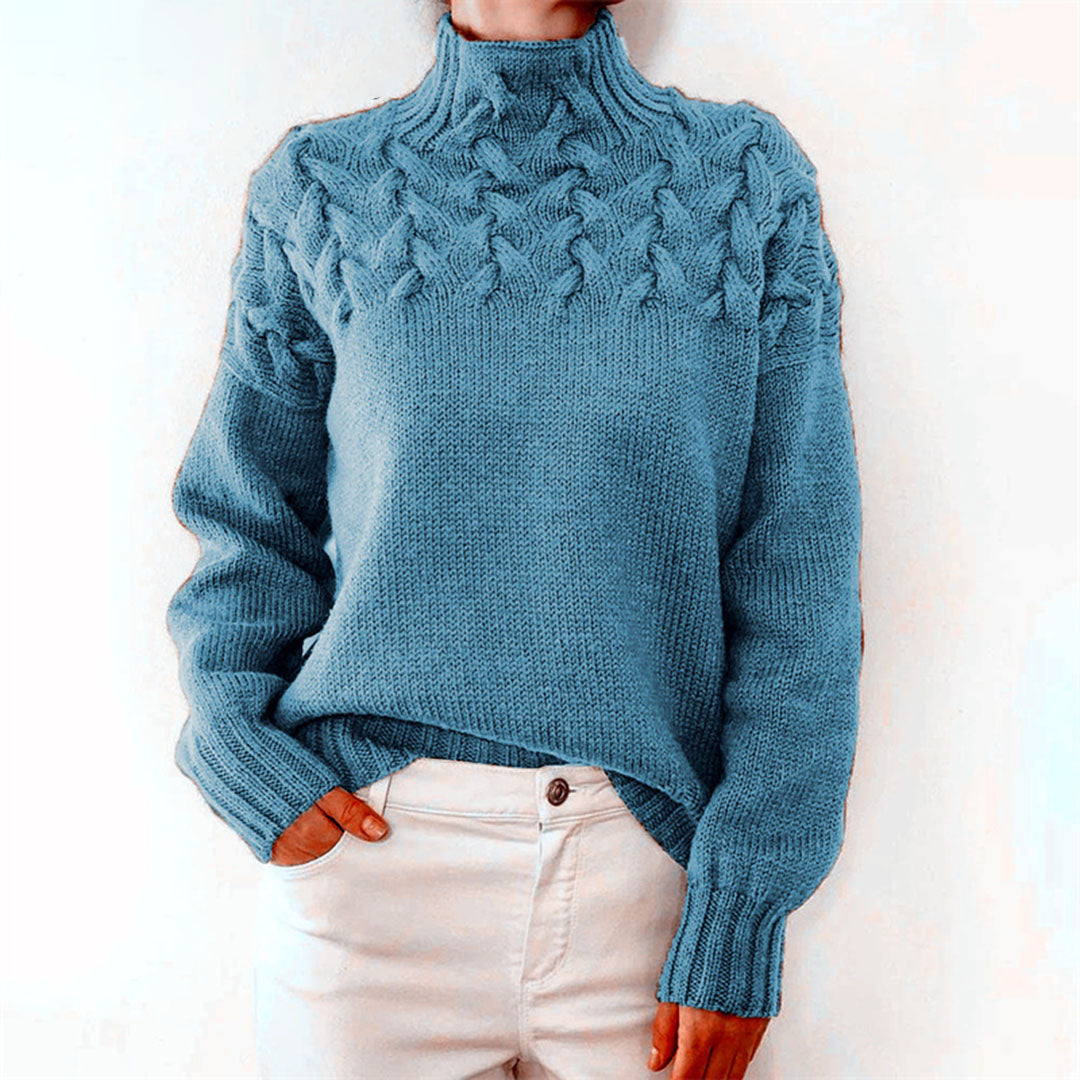 Sansa - Strickpullover mit Rollkragen für Frauen