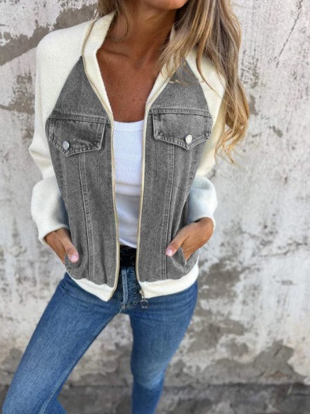 Brooklynn - Moderne Jacke mit Jeansstoff