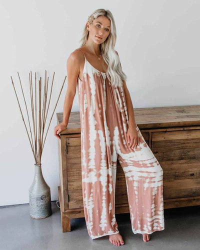 ARIA | Jumpsuit mit Batikmuster-Bonida Shop