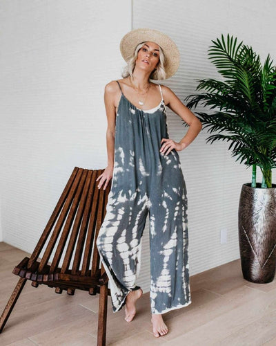 ARIA | Jumpsuit mit Batikmuster-Bonida Shop