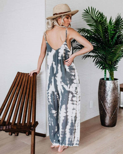 ARIA | Jumpsuit mit Batikmuster-Bonida Shop