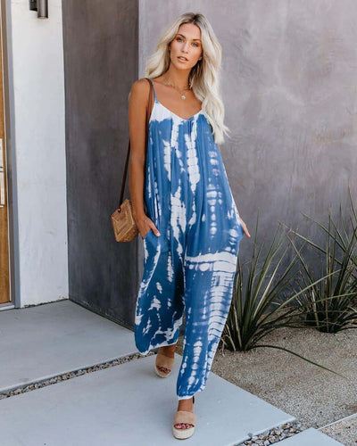 ARIA | Jumpsuit mit Batikmuster-Bonida Shop