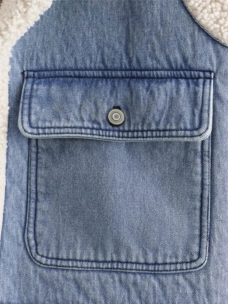 Trendige Denim-Strickjacken für Frauen