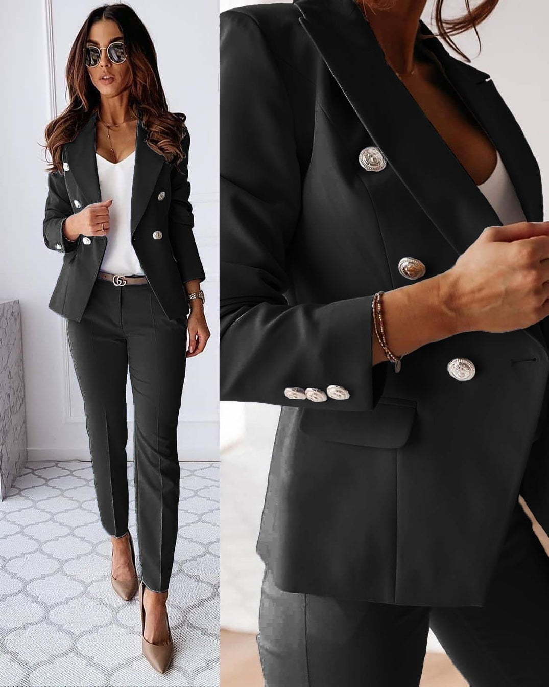 Vivian | Eleganter Jumpsuit mit Jacke und Hose