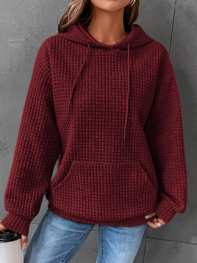 Schlichter und lässiger Kapuzenpullover für Damen