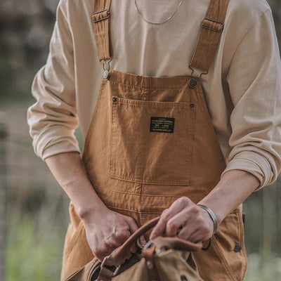 Unisex-Overall aus Segeltuch im Vintage-Stil