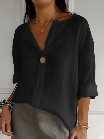 Fredrika Elegante Leinenbluse für Damen