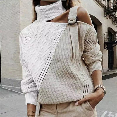 Bonidashop | Kurzer Pullover mit Rollkragen