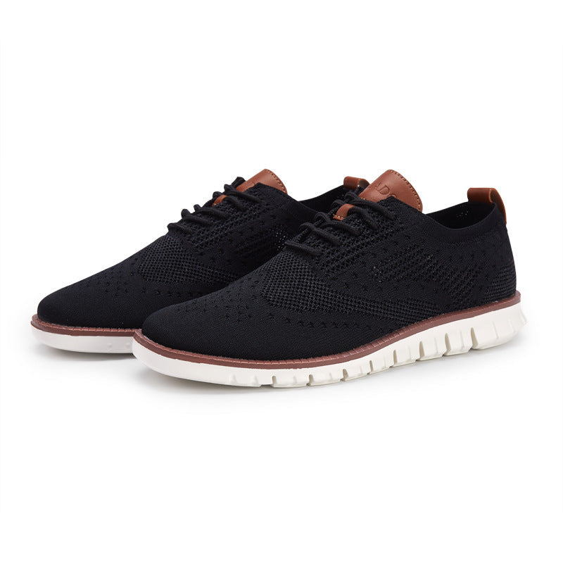 Jonas | Herren-Schnürschuhe mit atmungsaktivem Obermaterial – leicht, flexibel und stilvoll