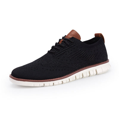 Jonas | Herren-Schnürschuhe mit atmungsaktivem Obermaterial – leicht, flexibel und stilvoll