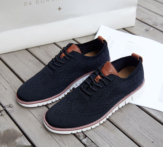 Jonas | Herren-Schnürschuhe mit atmungsaktivem Obermaterial – leicht, flexibel und stilvoll
