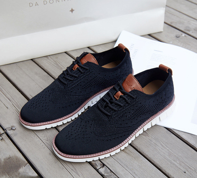 Jonas | Herren-Schnürschuhe mit atmungsaktivem Obermaterial – leicht, flexibel und stilvoll
