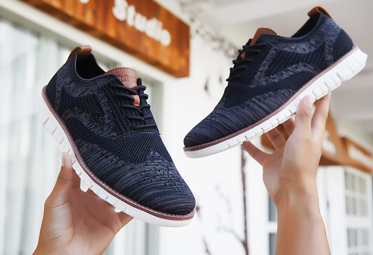 Jonas | Herren-Schnürschuhe mit atmungsaktivem Obermaterial – leicht, flexibel und stilvoll