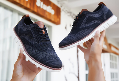 Jonas | Herren-Schnürschuhe mit atmungsaktivem Obermaterial – leicht, flexibel und stilvoll
