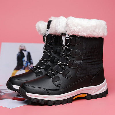 Warme, wasserdichte und rutschfeste Schneestiefel für Damen