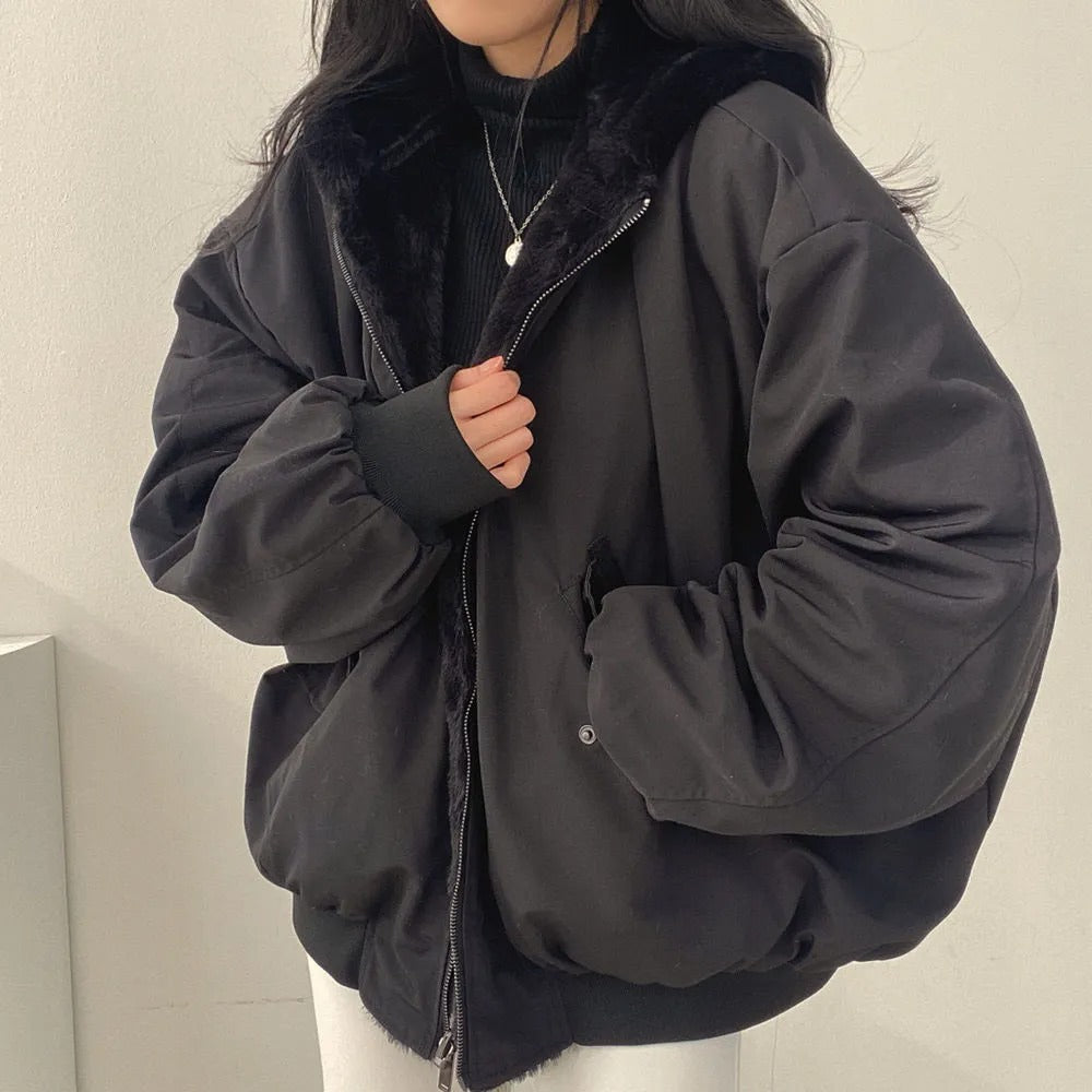 Ellen - Bequeme doppellagige Winterjacke im koreanischen Stil