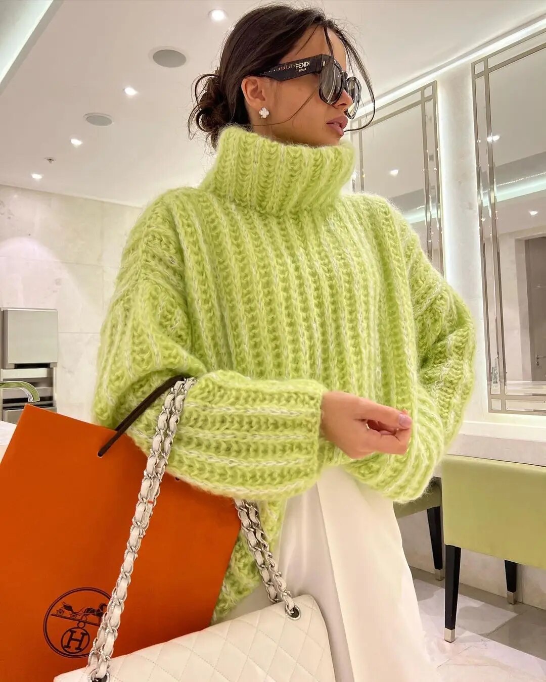 Eleganter Pullover in Übergröße für Frauen